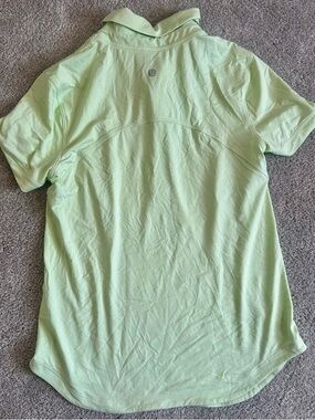 lululemon athletica Wonens Short Sleeve Golf Polo - Light Green